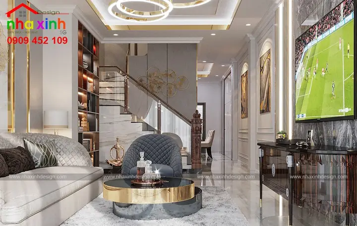 Mẫu thiết kế nội thất nhà phố khu đô thị Sala Mẫu thiết kế nội thất nhà phố khu đô thị Sala