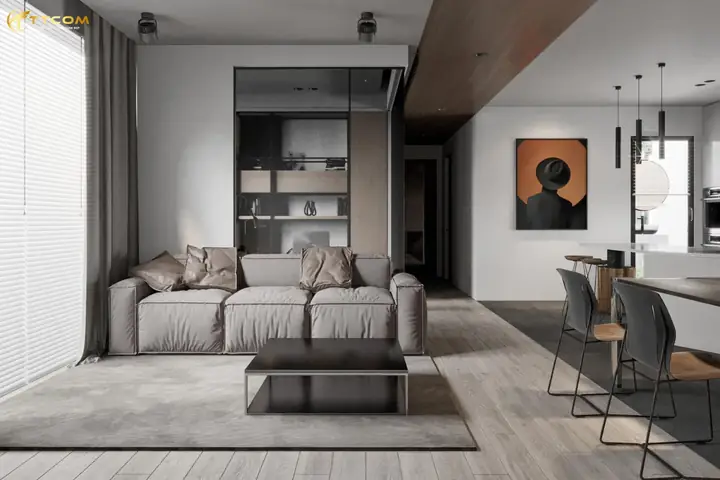 Thiết Kế Nội Thất Chung Cư 80m² – Đầy Đủ Tiện Nghi, Không Gian Kết Nối