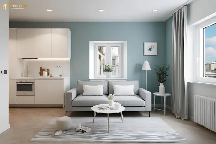 Thiết Kế Nội Thất Chung Cư Mini 40m² – Tối Giản, Hiện Đại Cho Người Trẻ