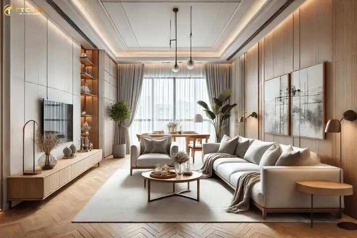 Thiết Kế Nội Thất Chung Cư 60m² – Tối Ưu Diện Tích, Phong Cách Hiện Đại
