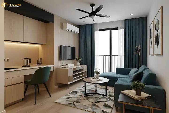 Thiết Kế Nội Thất Chung Cư Mini 30m² – Sắp Xếp Linh Hoạt Cho Không Gian Nhỏ