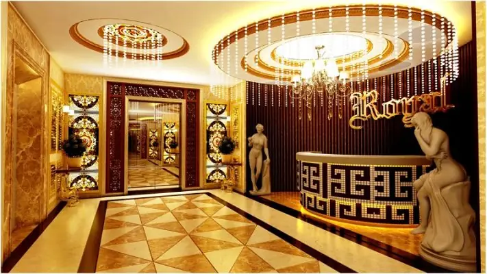 nội thất sảnh quán karaoke
