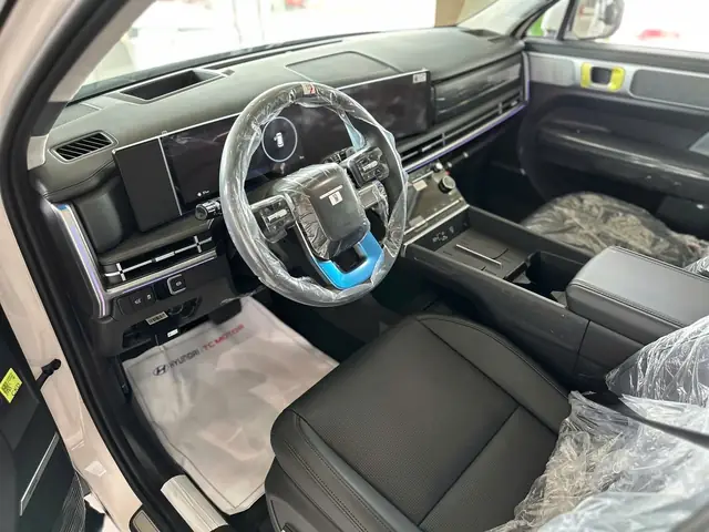 Nội thất của mẫu xe New Huyndai SantaFe Nội thất của mẫu xe New Huyndai SantaFe