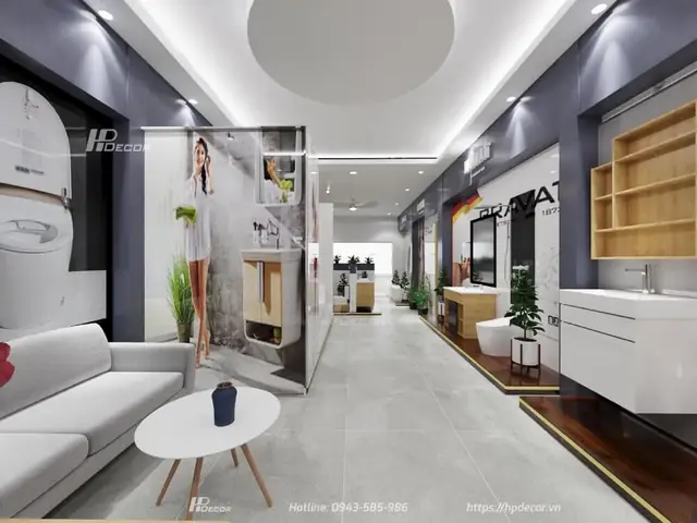 Mẫu Thiết Kế Cửa Hàng Thiết Bị Vệ Sinh 03 – Đẳng Cấp, Tinh Tế Mẫu Thiết Kế Cửa Hàng Thiết Bị Vệ Sinh 03 – Đẳng Cấp, Tinh Tế