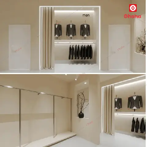 Không Gian Showroom TKSR-OH0012Trưng Bày Sang Trọng & Chuyên Nghiệp