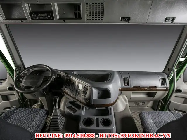 Nội thất Xe ben Howo 8×4