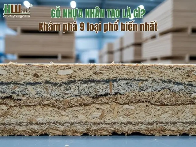 Gỗ nhân tạo là giải pháp vật liệu bền vững cho tương lai Gỗ nhân tạo là giải pháp vật liệu bền vững cho tương lai