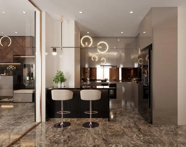 Thiết kế nội thất chung cư Sunshine Diamond River  – Không gian phòng bếp