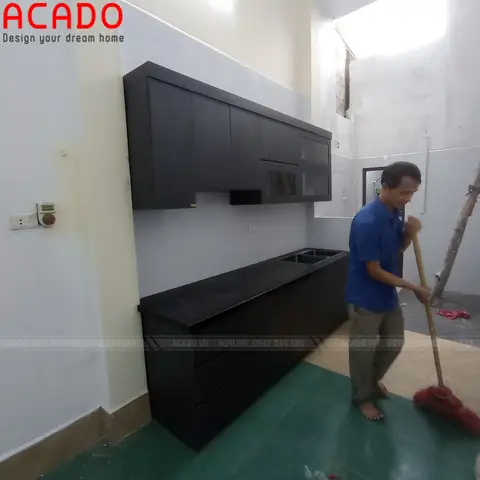 Hình Ảnh Quá Trình Lắp Đặt Tủ Bếp Tại Thường Tín – Hà Nội