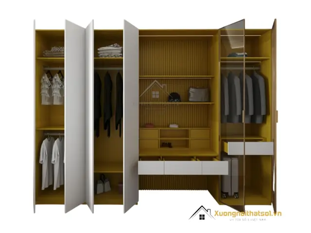 Tủ Quần Áo Đê La Thành Màu 030pl
