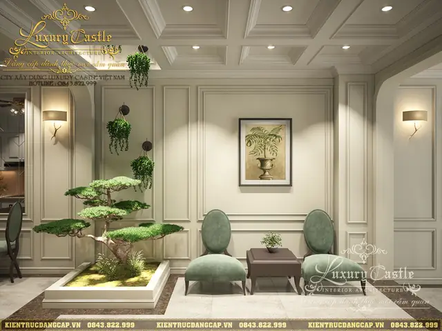 Nội Thất Phòng Khách Tân Cổ Điển