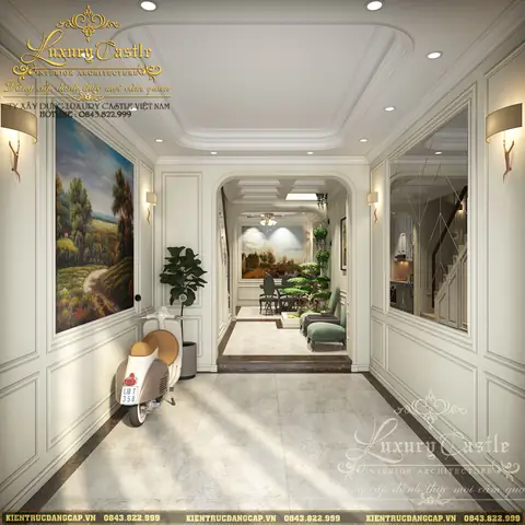 Không Gian Đón Khách Đơn Giản, Gọn Nhẹ