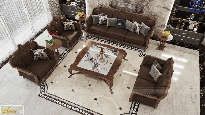BỘ SOFA TÂN CỔ ĐIỂN ANNA 02 BỘ SOFA TÂN CỔ ĐIỂN ANNA 02