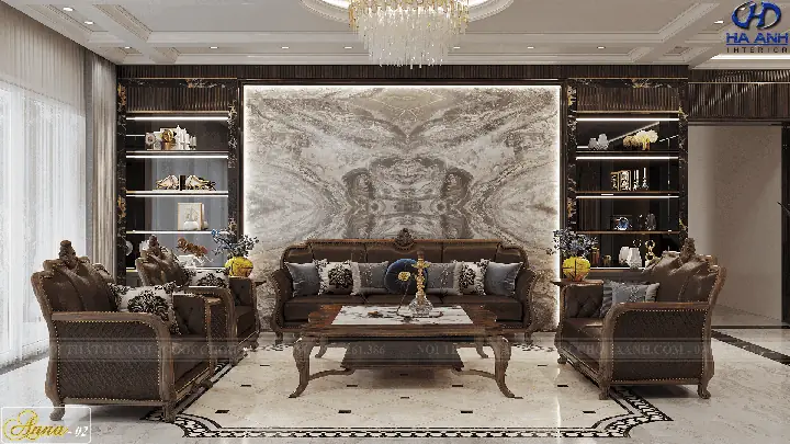 BỘ SOFA TÂN CỔ ĐIỂN ANNA 02