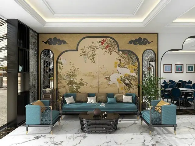 Thiết kế Nội Thất Sảnh Khách Sạn Tân Cổ Điển Thiết kế Nội Thất Sảnh Khách Sạn Tân Cổ Điển