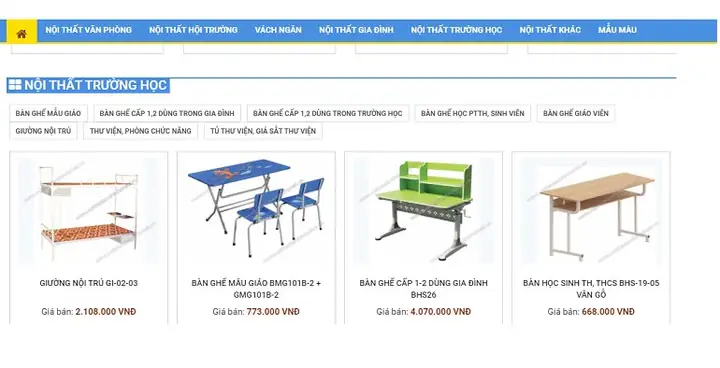 Bàn Ghế Dùng Cho Học Sinh, Sinh Viên