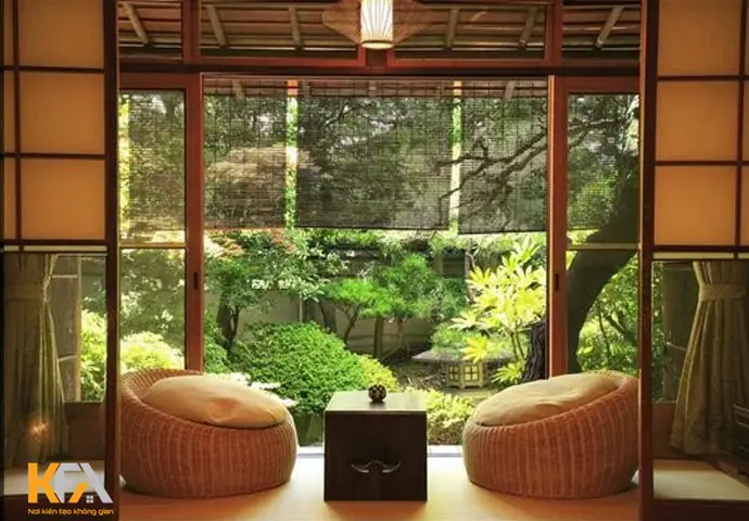 Yếu tố thiên nhiên trong phong cách nội thất zen Nhật Bản