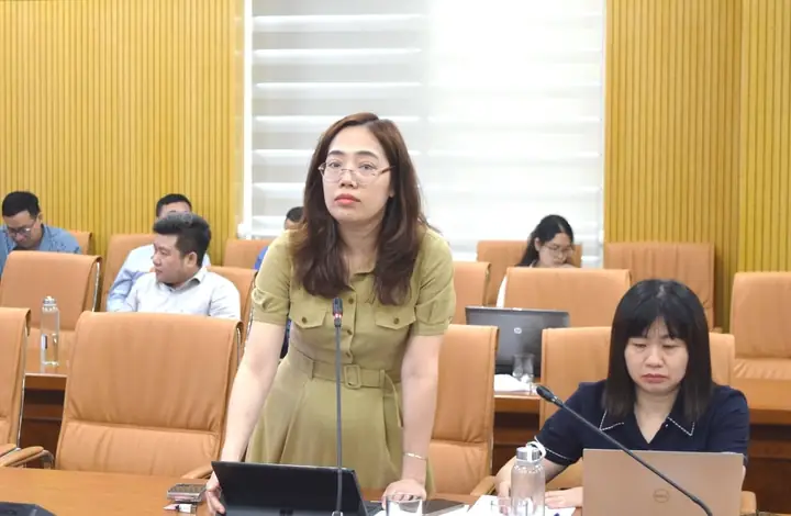 Bà Nguyễn Thị Minh Phương cho rằng, trường hợp giá đất tại vị trí, khu vực khi sắp xếp đơn vị hành chính và xây dựng mô hình tổ chức chính quyền địa phương 2 cấp không thay đổi thì không ảnh hưởng đến mức giá đất trong bảng giá đất. Ảnh: Trường Giang.
