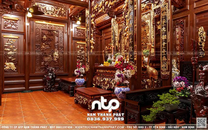 nội thất thời trung cổ truyền thống