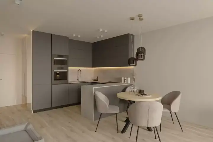 15+ Mẫu Thiết Kế Nội Thất Căn Hộ 48m2 Tinh Tế & Hiện Đại