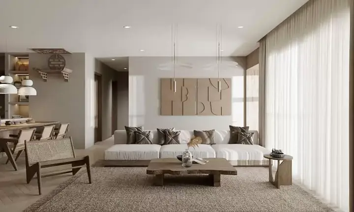 Thiết kế nội thất căn hộ 48m2 phong cách Wabi Sabi Thiết kế nội thất căn hộ 48m2 phong cách Wabi Sabi