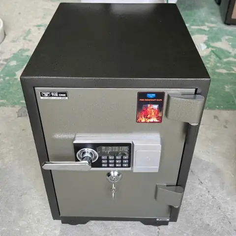 Két Sắt Hòa Phát Ss90k1dt Smart Điện Tử Ghi Xám Kết Nối Điện Thoại