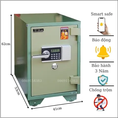 Mô Tả Sản Phẩm Két Sắt Thông Minh Hòa Phát Ss90k1dt Smart Điện Tử