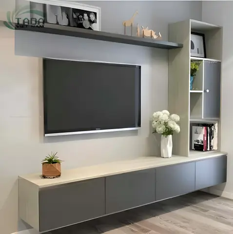 Kệ tivi treo tường đa năng kết hợp kệ sách, thương hiệu TADA Việt Nam, TDTV91 Kệ tivi treo tường đa năng kết hợp kệ sách, thương hiệu TADA Việt Nam, TDTV91