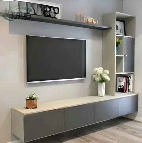 Kệ tivi treo tường đa năng kết hợp kệ sách, thương hiệu TADA Việt Nam, TDTV91 Kệ tivi treo tường đa năng kết hợp kệ sách, thương hiệu TADA Việt Nam, TDTV91