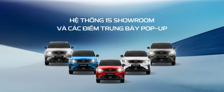 Geely Việt Nam chính thức khai trương hệ thống 15 showroom và các điểm trưng bày pop-up