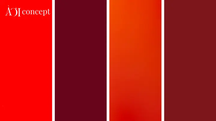 1.2. Phân loại sắc độ: đỏ tươi – đỏ đô – đỏ cam – đỏ cherry