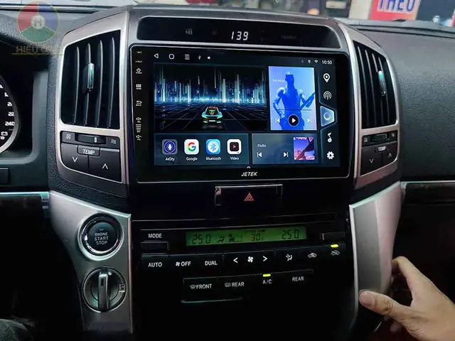 Lắp màn hình Android cho Toyota Land Cruiser ở đâu uy tín