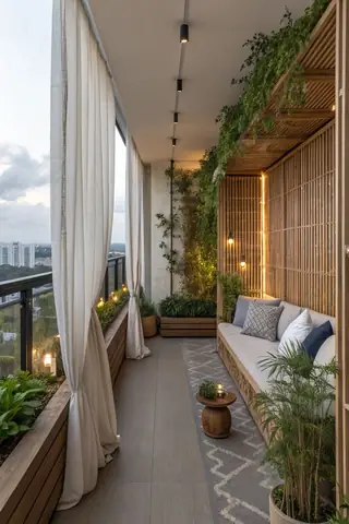 ✔ Vì sao nên chọn nội thất gỗ cho ban công?