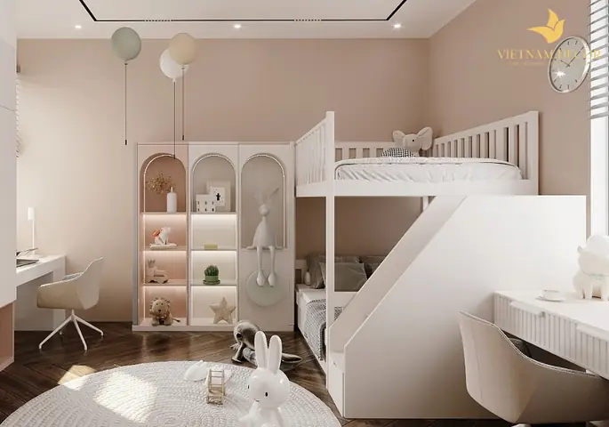 Mẫu thiết kế nội thất phòng trẻ em đẹp