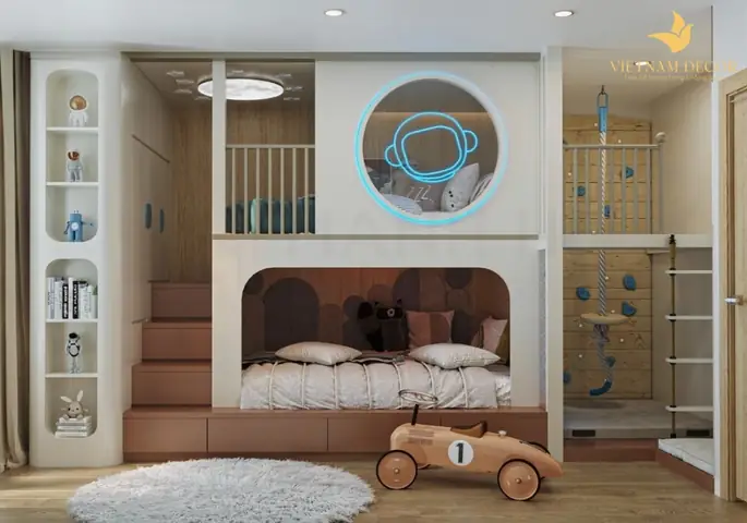 Mẫu thiết kế nội thất phòng trẻ em đẹp