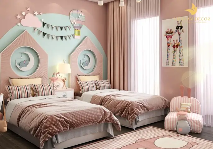 Mẫu thiết kế nội thất phòng trẻ em đẹp