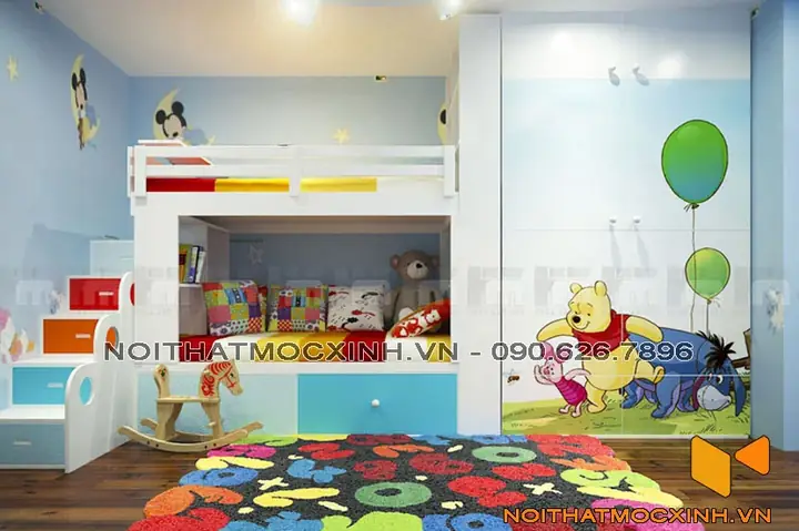 Sau Đây Là Một Số Mẫu Thiết Kế Nội Thất Phòng Trẻ Em Mà Nội Thất Mộc Xinh Muốn Giới Thiệu Với Các Bạn.