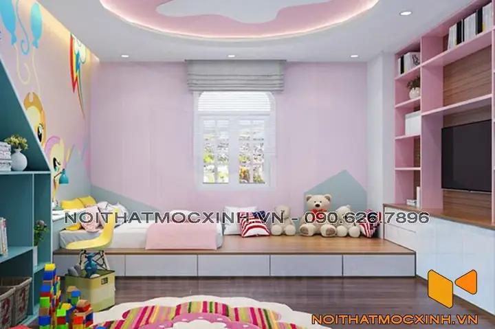 Sau Đây Là Một Số Mẫu Thiết Kế Nội Thất Phòng Trẻ Em Mà Nội Thất Mộc Xinh Muốn Giới Thiệu Với Các Bạn.