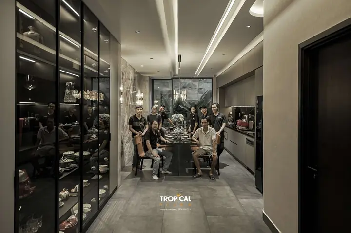 Dự án thi công nội thất nhà phố 4 tầng gia đình chị Hoa - Thủ Đức Dự án thi công nội thất nhà phố 4 tầng gia đình chị Hoa - Thủ Đức