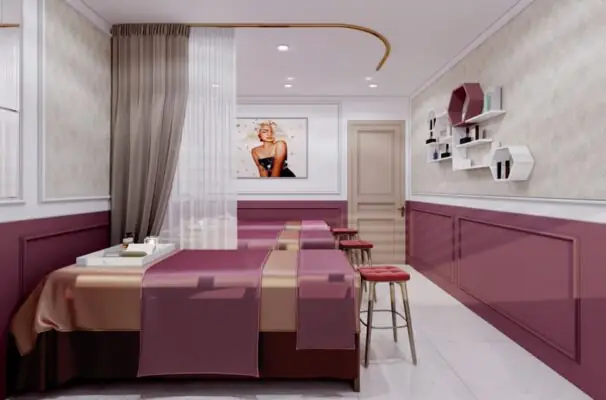 thiết kế nội thất spa