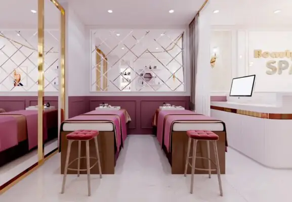 thiết kế nội thất spa