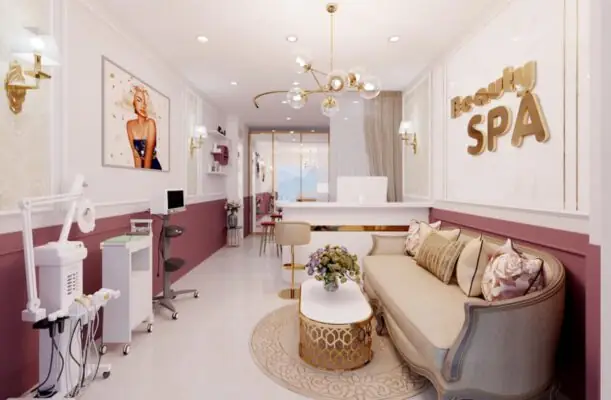 thiết kế nội thất spa