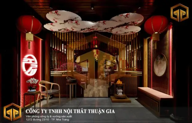Dự án thiết kế nội thất nhà hàng