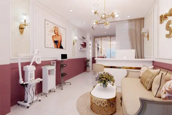 thiết kế nội thất spa