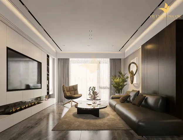 Mẫu 2: Thi Công Nội Thất Căn Hộ The Win City – 3 Phòng Ngủ