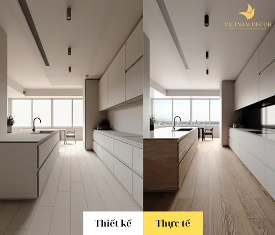 Thi Công Hoàn Hảo Đến 99% So Với Bản Vẽ 3d