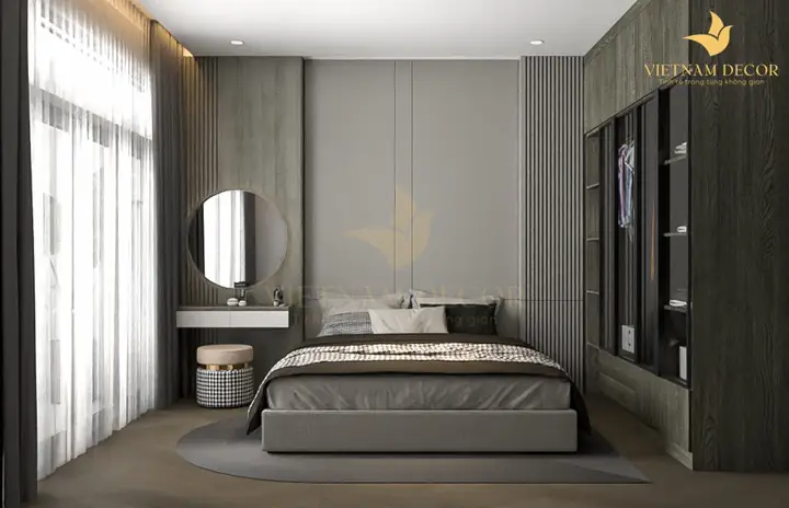 Mẫu 3: Thi Công Nội Thất Căn Hộ Estella Heights – 1 Phòng Ngủ