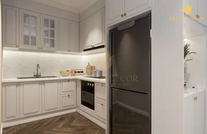 Mẫu 9: Thi Công Nội Thất Căn Hộ Chung Cư Ventosa Luxury – 2 Phòng Ngủ