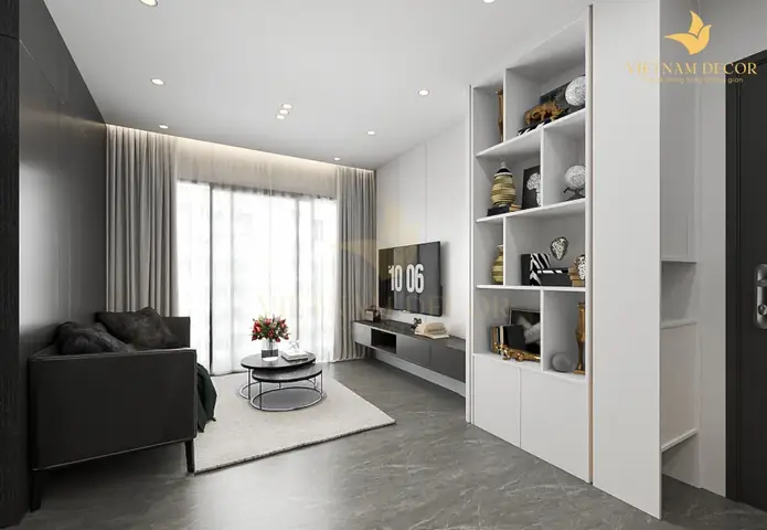 Mẫu 3: Thi Công Nội Thất Căn Hộ Estella Heights – 1 Phòng Ngủ
