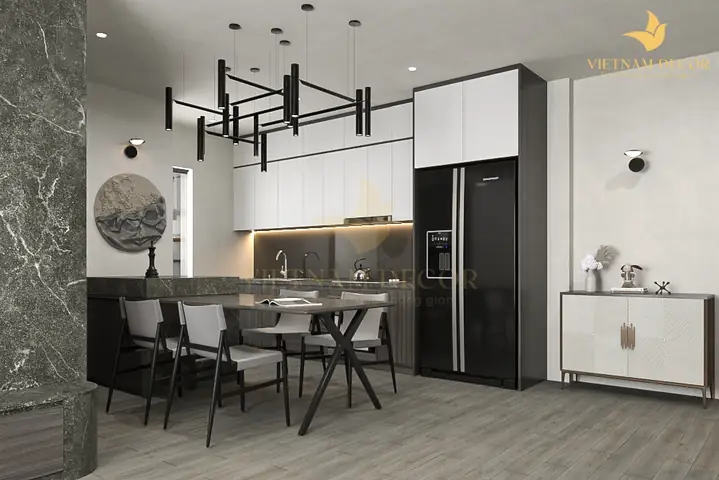 Mẫu 4: Thi Công Nội Thất Căn Hộ Chung Cư Vinhomes Grand Park – 1 Phòng Ngủ